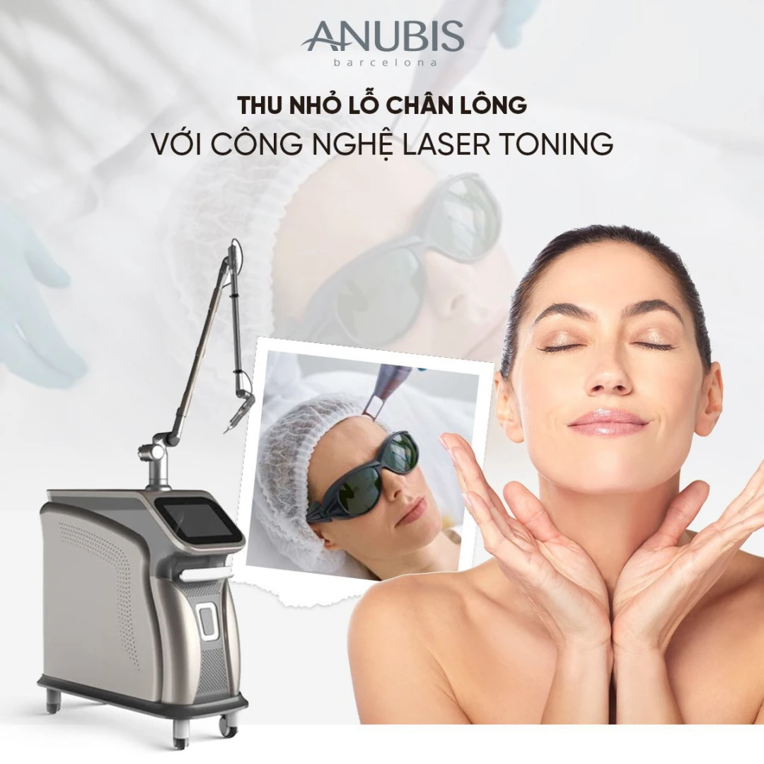 Quy Trình Trị Liệu Trẻ Hóa và Thu Nhỏ Lỗ Chân Lông Bằng Laser Toning & RF