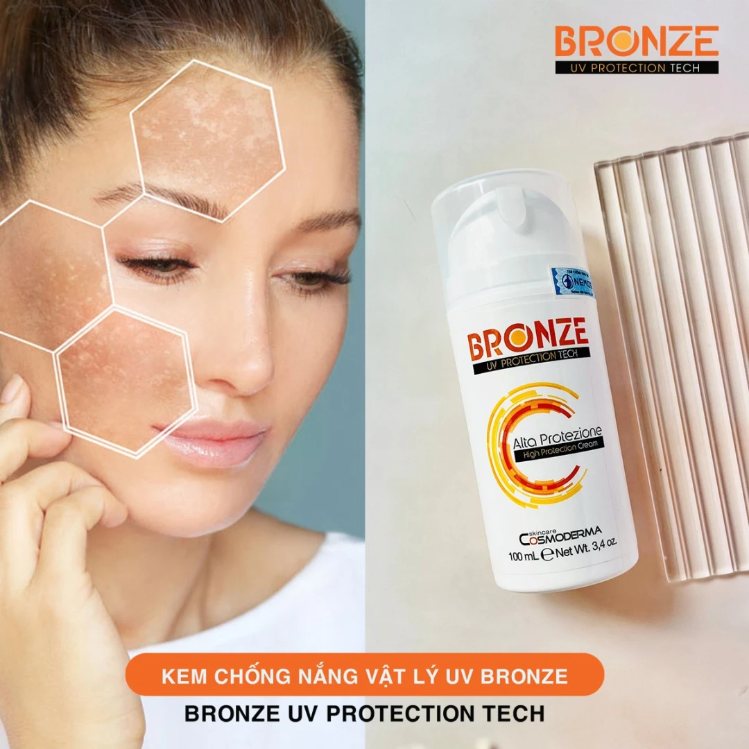 Kem chống nắng vật lý BRONZE UV PROTECTION TECH